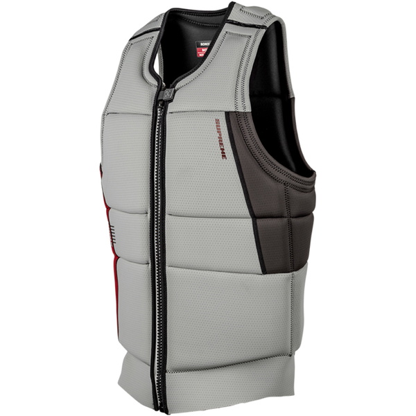 2026 Ronix Supreme Impact Vest R26V-IMP-SU.1 - Krijtgrijs / Maroon